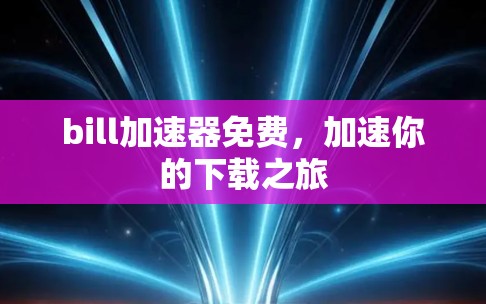 bill加速器免费，加速你的下载之旅