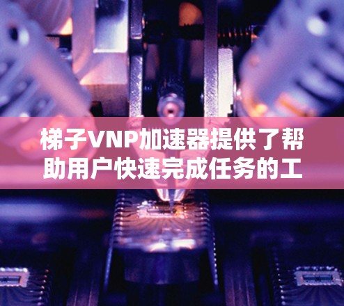 梯子VNP加速器提供了帮助用户快速完成任务的工具，但其使用必须基于具体需求和用户的能力。以下是对提供梯子VNP加速器的讨论