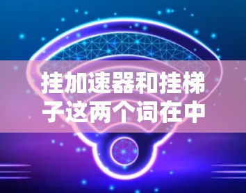 挂加速器和挂梯子这两个词在中文中都有多种含义，具体含义取决于上下文。以下是一些可能的解释
