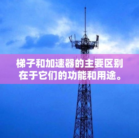 梯子和加速器的主要区别在于它们的功能和用途。梯子主要用于搬运和移动物体，而加速器则用于加速物体的运动或改变其速度和方向。以下是更详细的比较