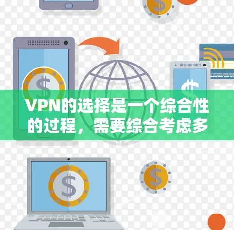 VPN的选择是一个综合性的过程,需要综合考虑多个因素。以下是一些关键点,帮助你更好地选择VPN VPN的选择是一个综合性的过程,需要综合考虑多个因素。以下是一些关键点,帮助你更好地选择VPN