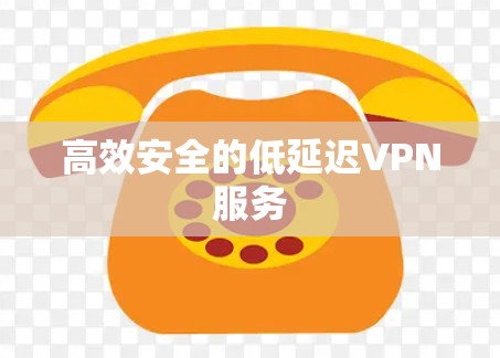 高效安全的低延迟VPN服务