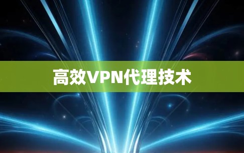 高效VPN代理技术 高效VPN代理技术
