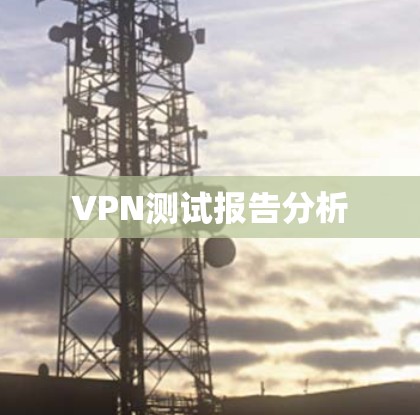 VPN测试报告分析
