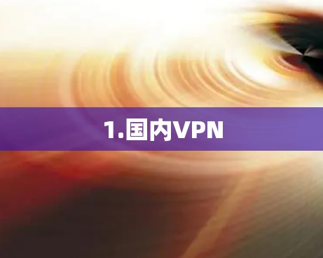 1.国内VPN