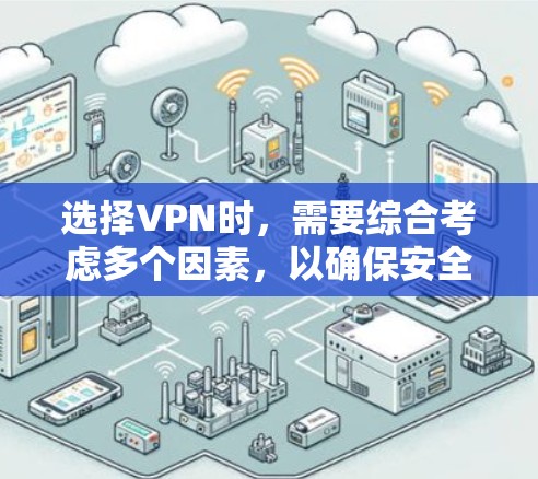 选择VPN时,需要综合考虑多个因素,以确保安全性和隐私保护。以下是一个 structured 的步骤指南,帮助你更好地选择和使用VPN 选择VPN时,需要综合考虑多个因素,以确保安全性和隐私保护。以下是一个 structured 的步骤指南,帮助你更好地选择和使用VPN