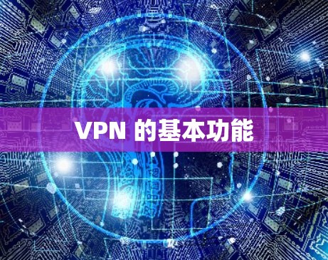 VPN 的基本功能 VPN 的基本功能