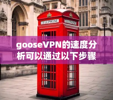 gooseVPN的速度分析可以通过以下步骤进行