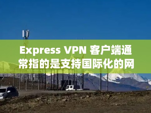 Express VPN 客户端通常指的是支持国际化的网络服务客户端，通常会支持多语言和多版本，以适应不同的网络环境和使用需求。以下是关于 Express VPN 可信客户端的一些关键点和建议