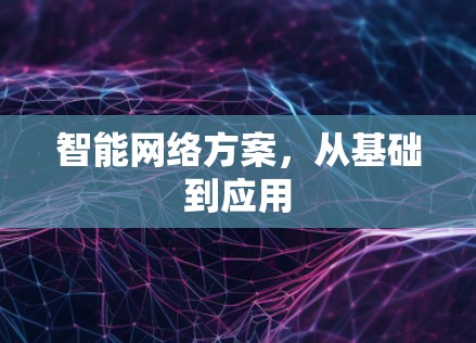 智能网络方案，从基础到应用