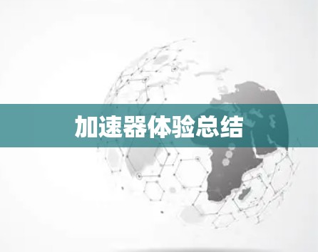 加速器体验总结